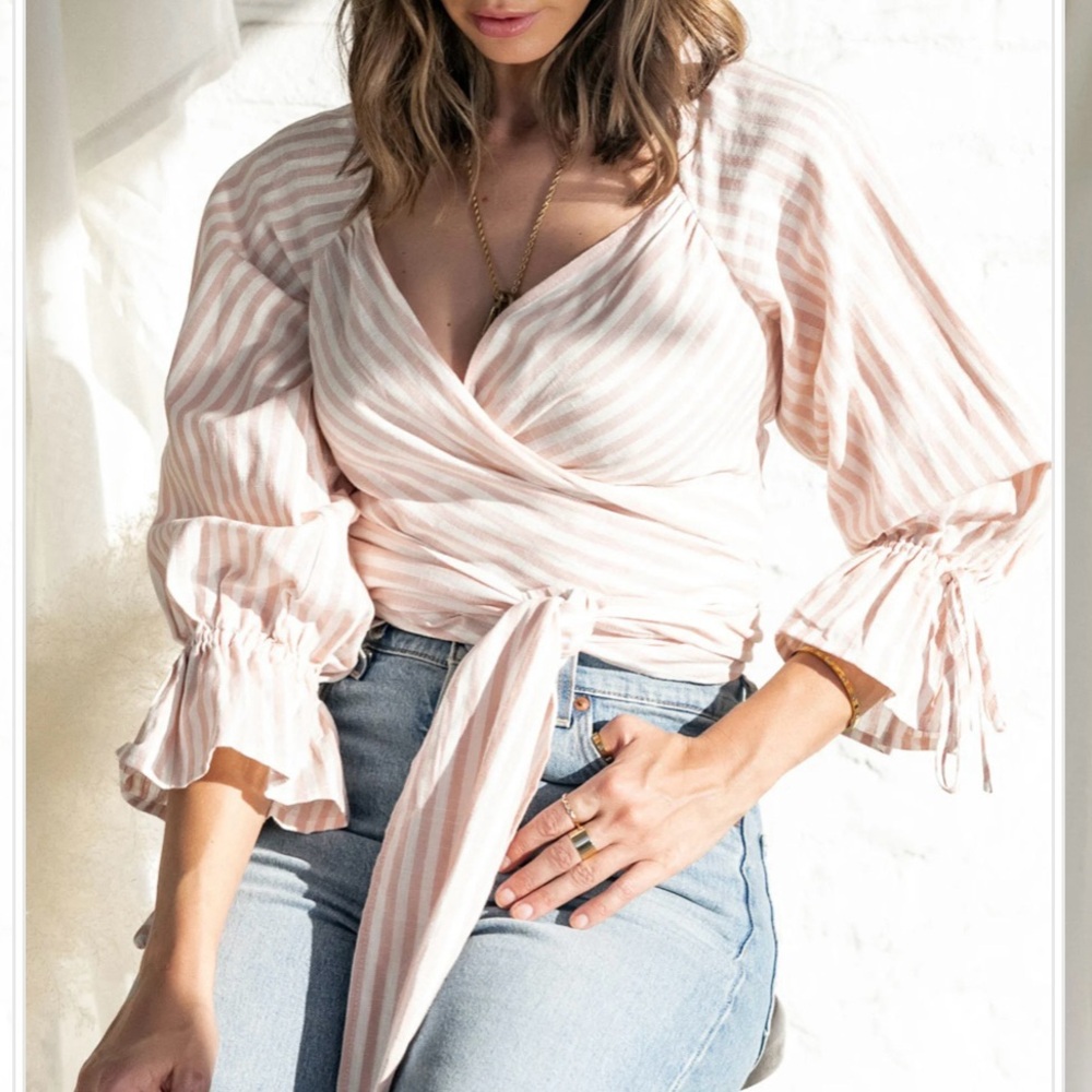 Rozely Mirabella Wrap Top